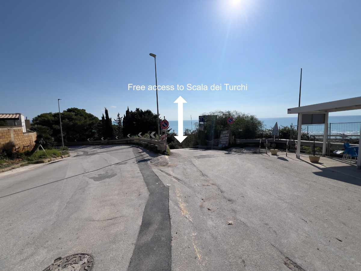 ingresso lido majata per scala dei turchi