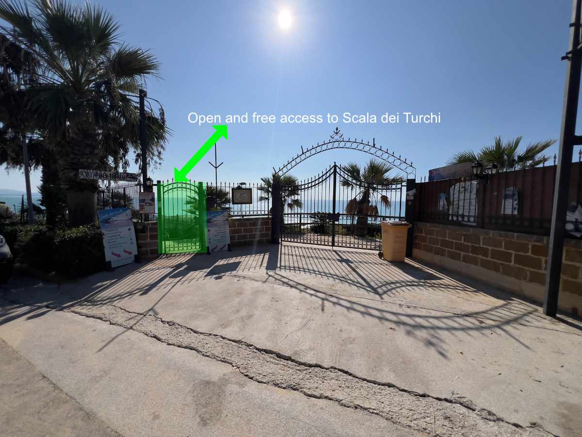 ingresso lido scala dei turchi